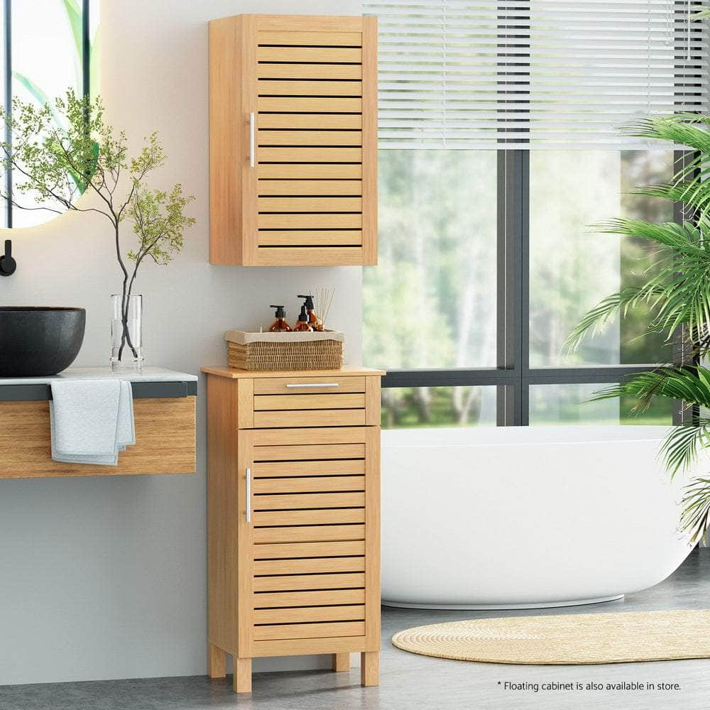 Bathroom Cabinet Storage 90Cm Wooden Jill