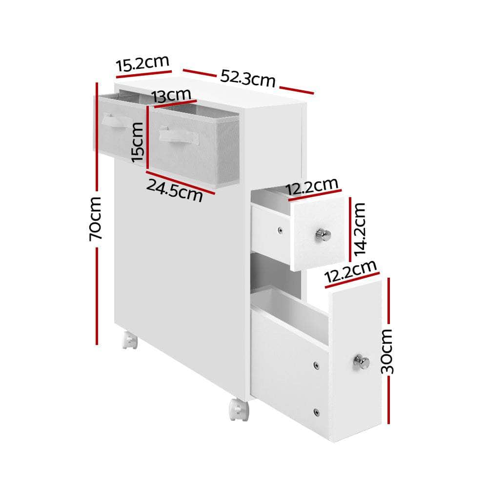 Bathroom Cabinet Storage Toilet Organiser