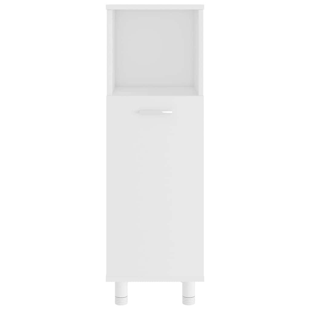 Bathroom Cabinet White,  Engineered Wood