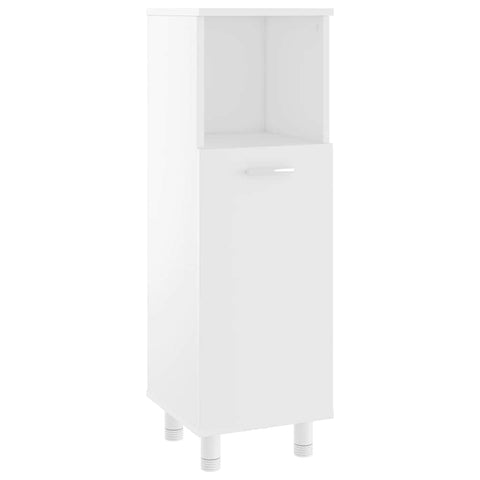 Bathroom Cabinet White,  Engineered Wood