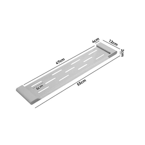 Bathroom Metal Shelf Wall Mounted SMS Chrome