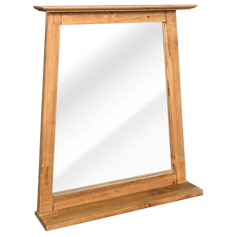 Bathroom Mirror Solid Recycled Pinewood