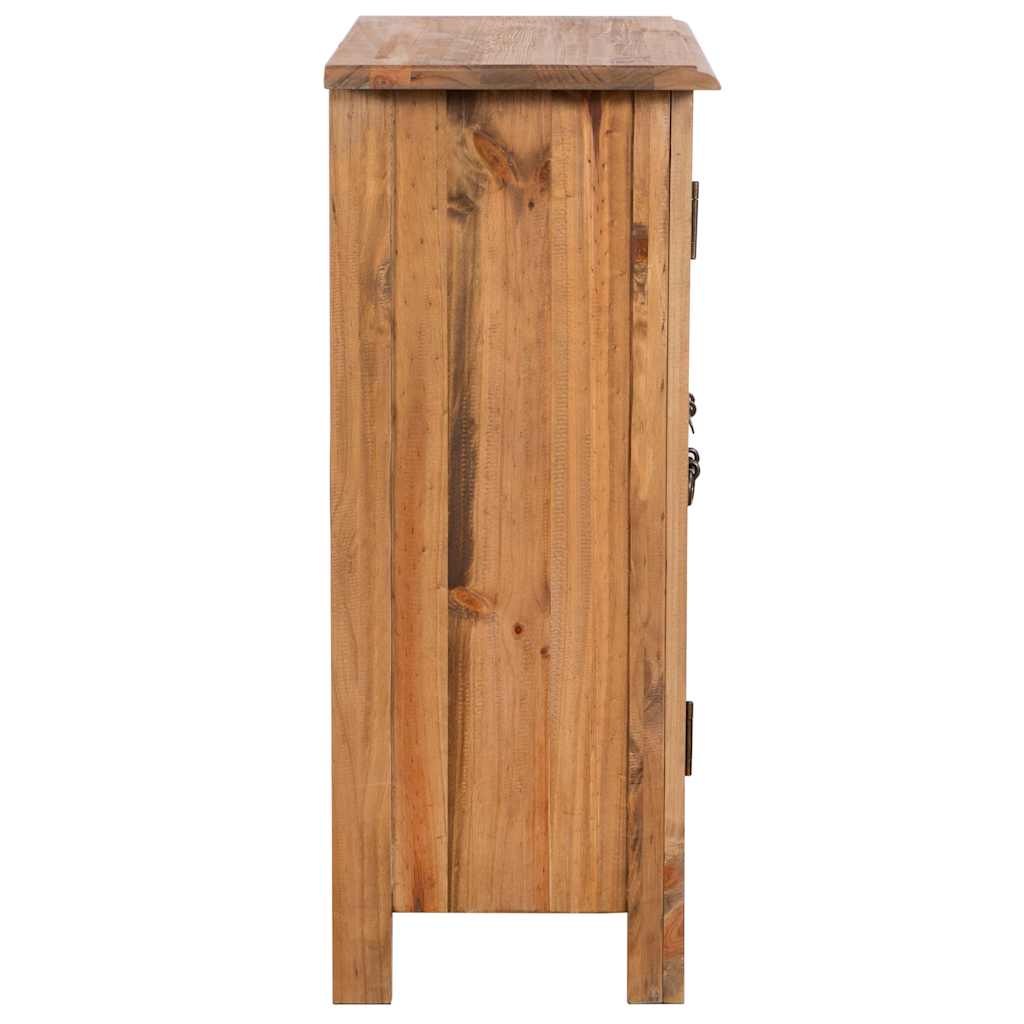 Bathroom Side Cabinet Solid Recycled Pinewood