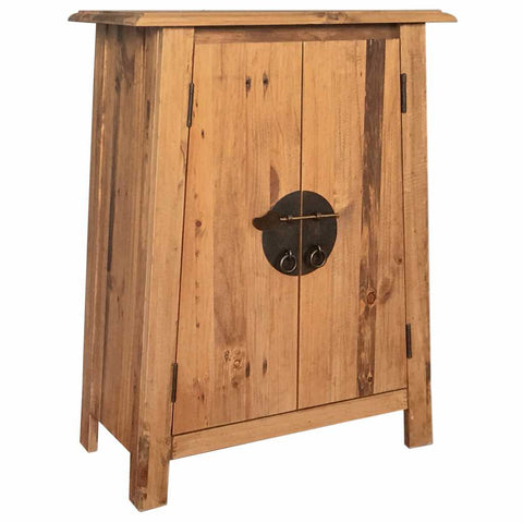 Bathroom Side Cabinet Solid Recycled Pinewood