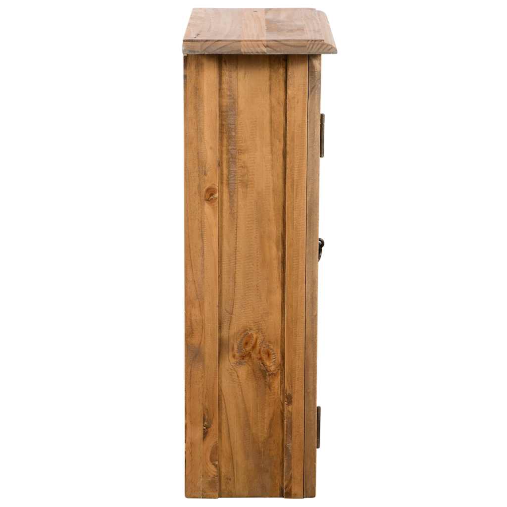 Bathroom Wall Cabinet Solid Recycled Pinewood