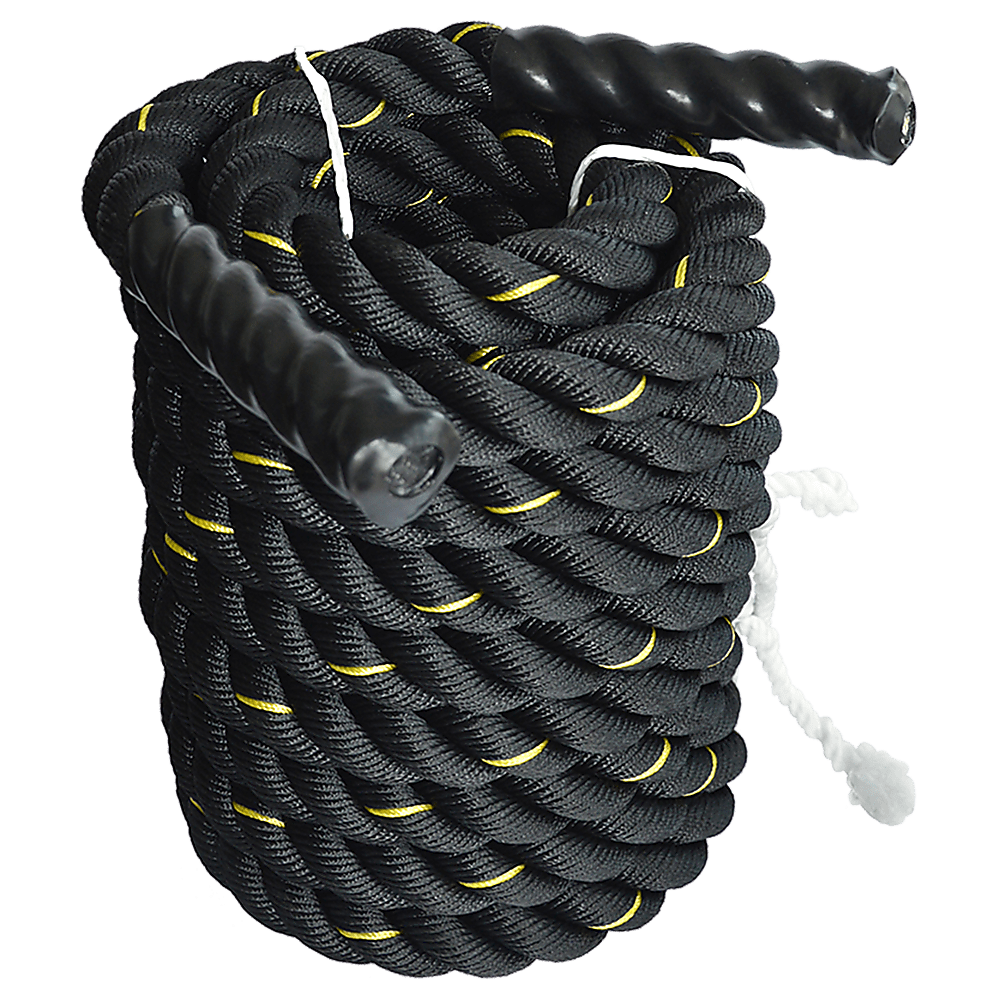 Battle Rope Dia 3.8cm x 9M length Poly Exercise Workout Strength Training