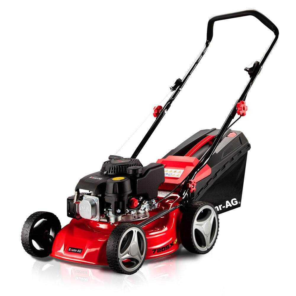 BAUMR-AG 17" Lawn Mower 139Cc 4-Stroke Petrol Lawnmower Steel Push Engine