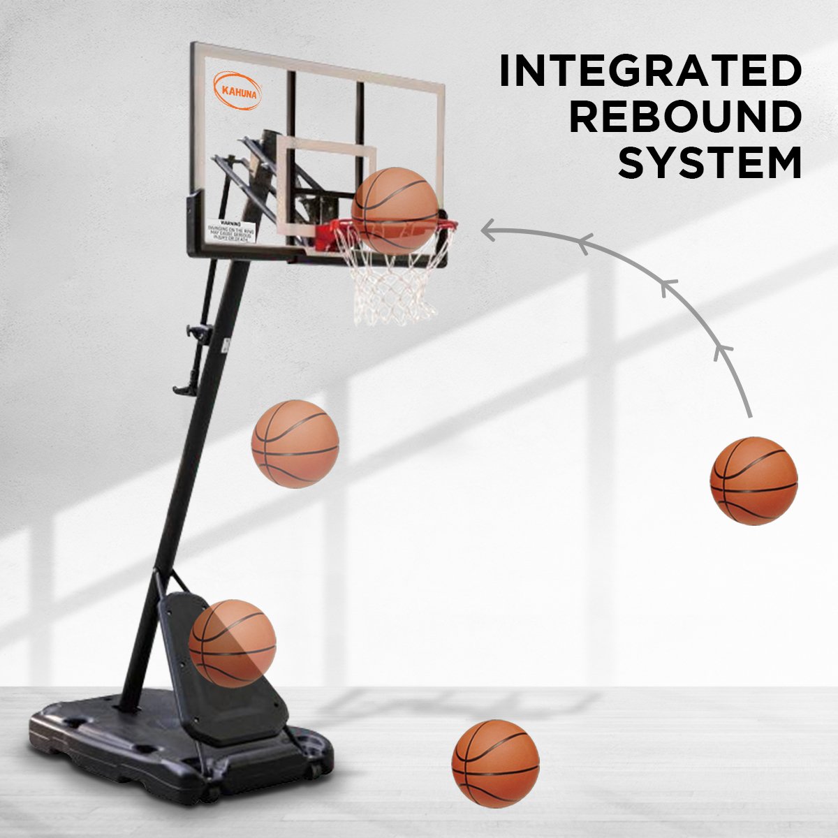 Portable Basketball Hoop System 2.3 to 3.05m for Kids & Adults