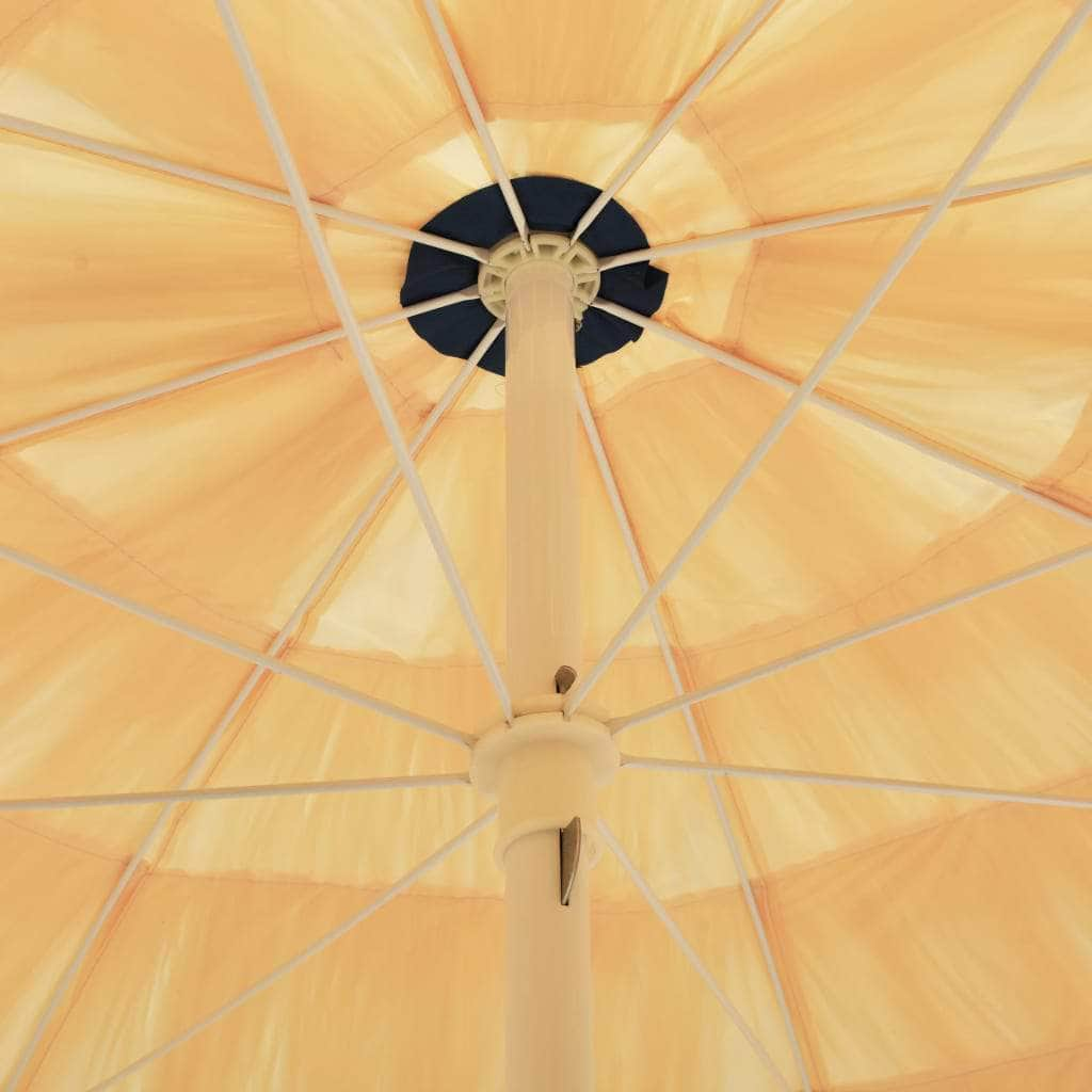 Beach Umbrella Natural 300 cm Hawaii Style