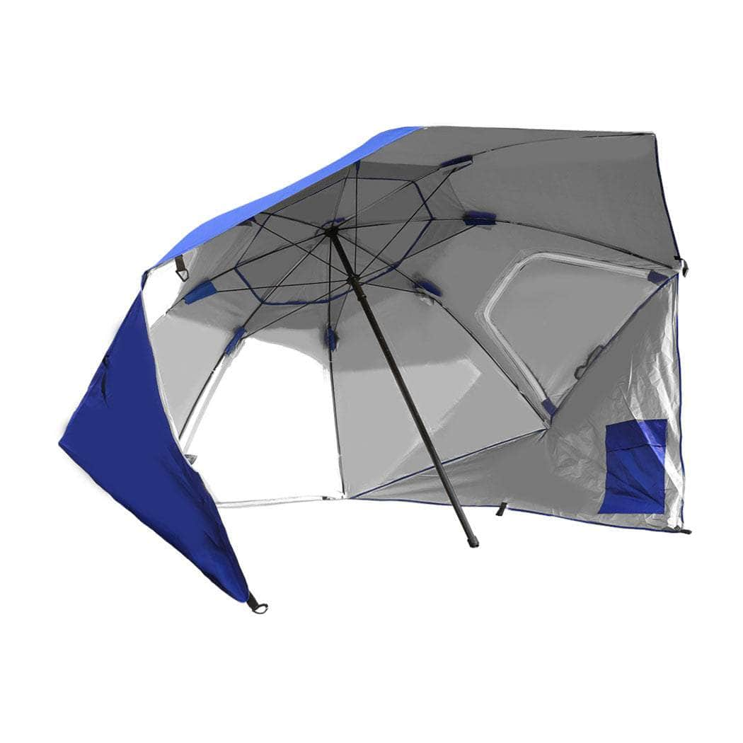 Beach Umbrella Outdoor Umbrellas Blue 2.13M