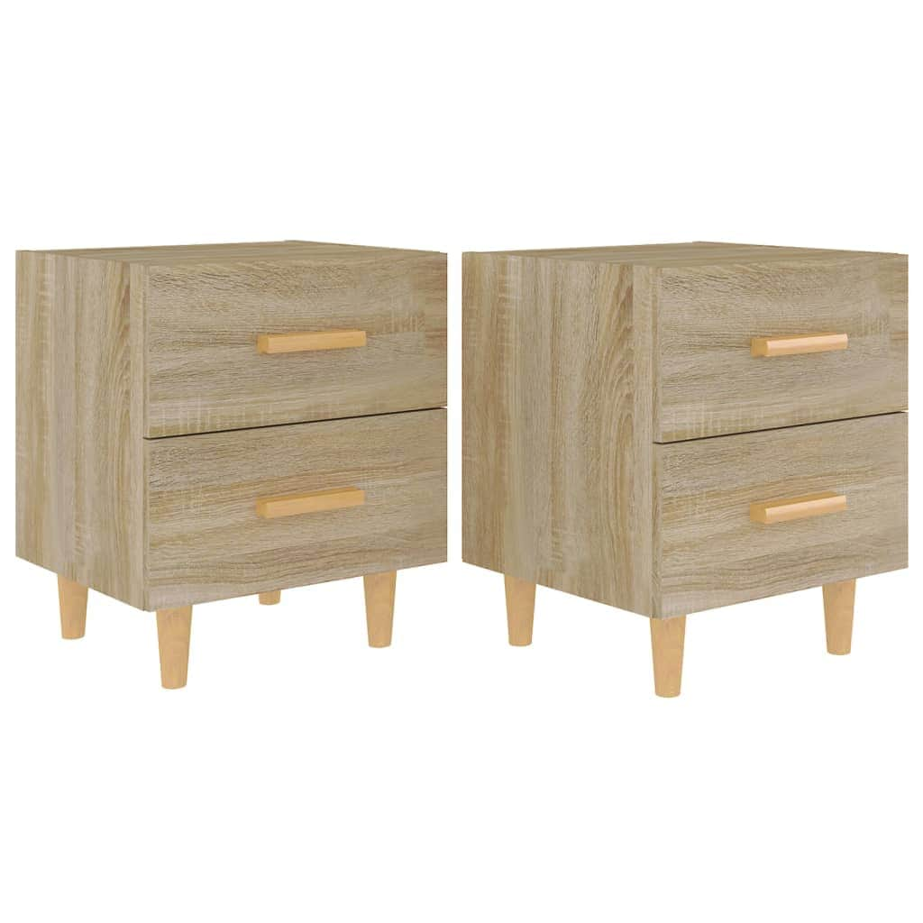 Bed Cabinets 2 pcs Sonoma Oak