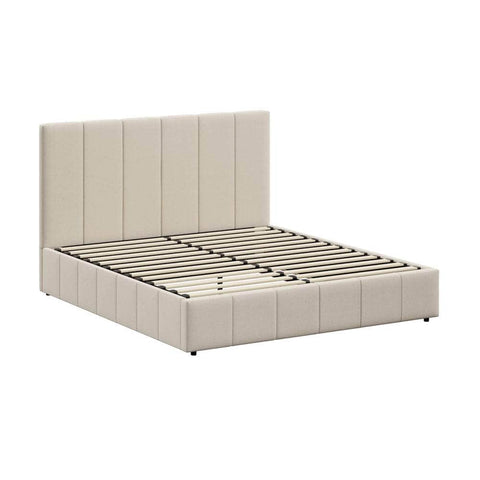 Bed Frame Double King Single Queen Size Gas Lift Storage Base VISH