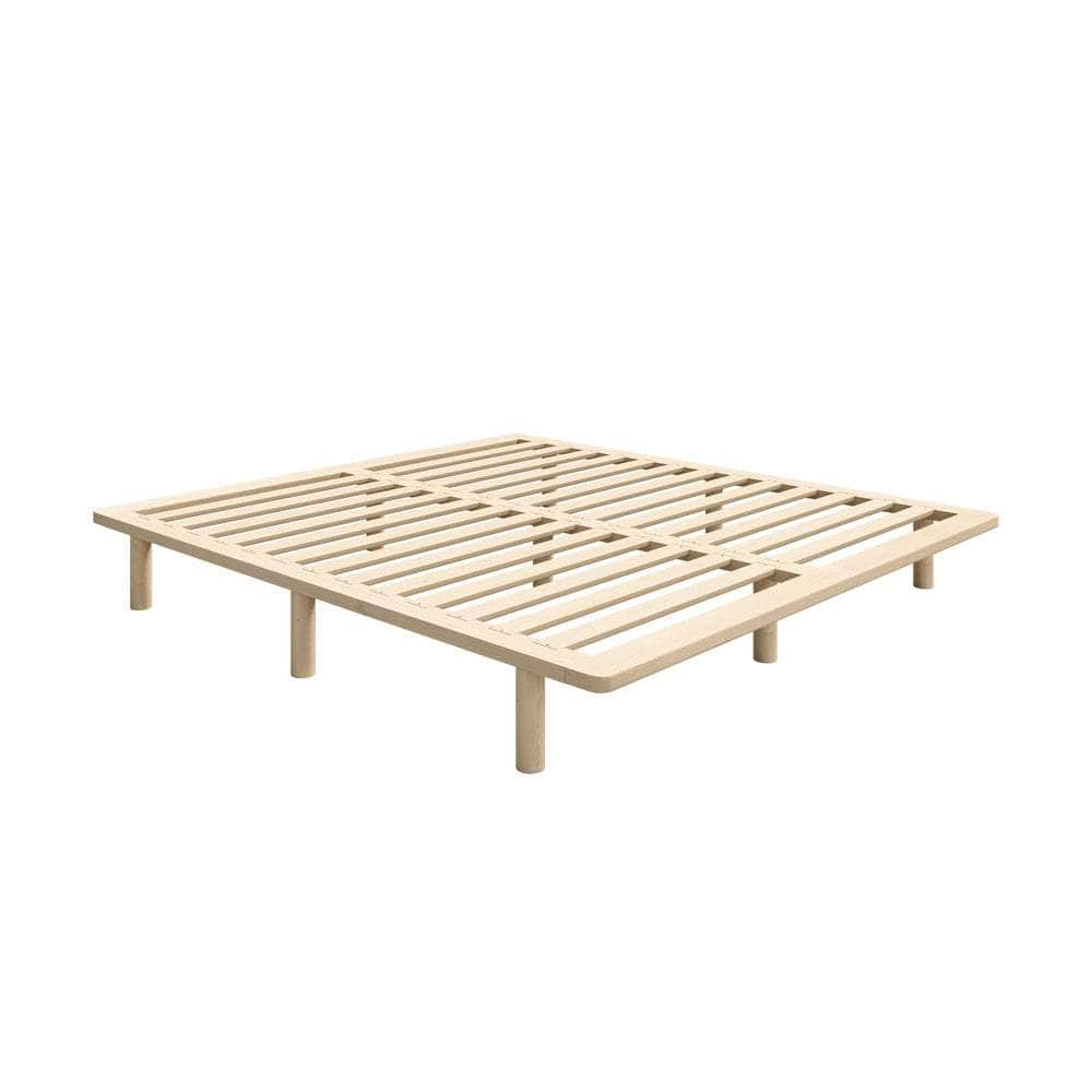 Bed Frame Double/Queen/Single/King Size Wooden Bed Base