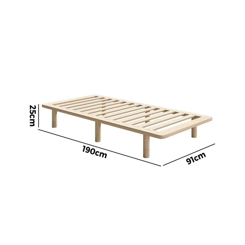 Bed Frame Double/Queen/Single/King Size Wooden Bed Base