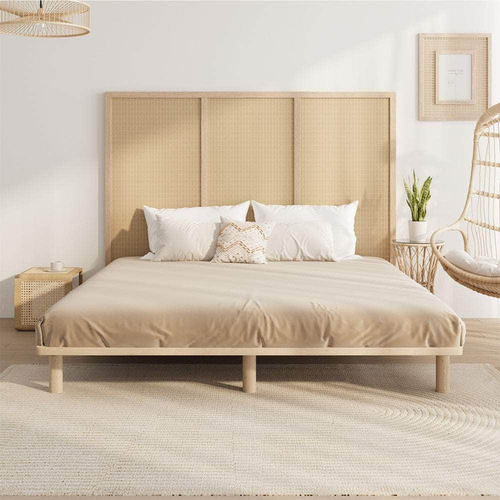 Bed Frame Double/Queen/Single/King Size Wooden Bed Base