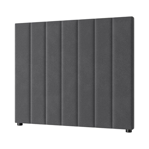 Bed Frame Headboard King Single Size Grey Velvet