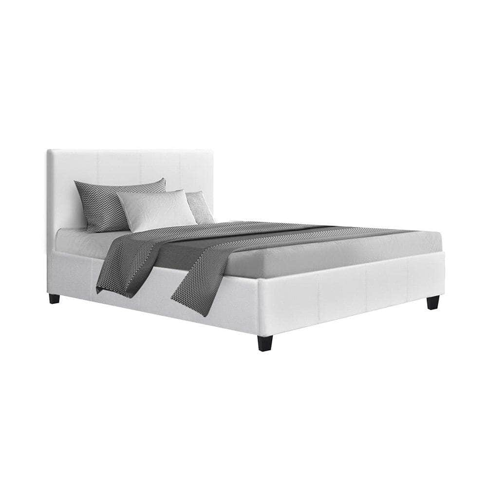 Bed Frame King Single Size White Neo