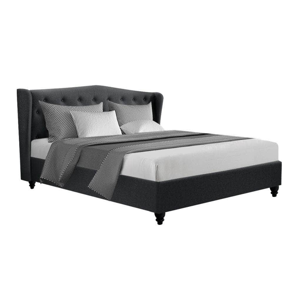 Bed Frame King Size Charcoal Pier