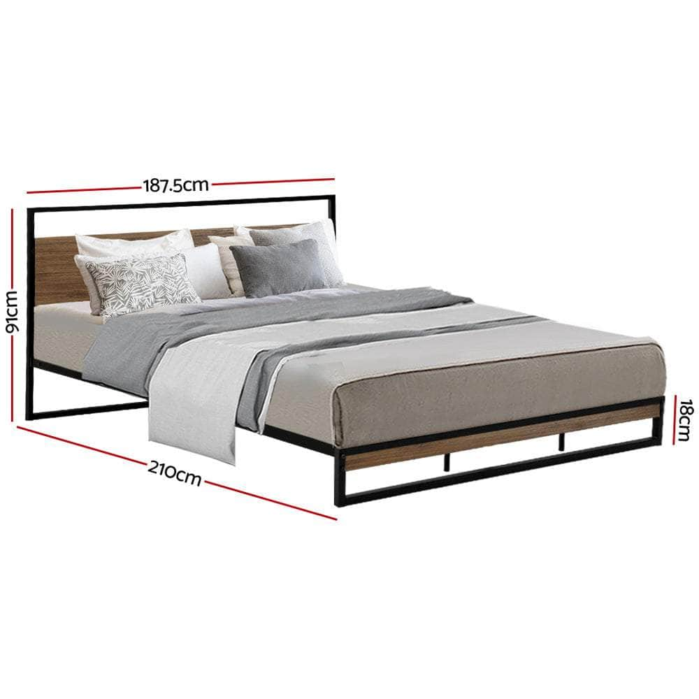 Bed Frame King Size Metal Frame DANE