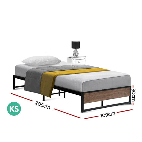 Bed Frame Metal Frame Bed Base OSLO - King Single