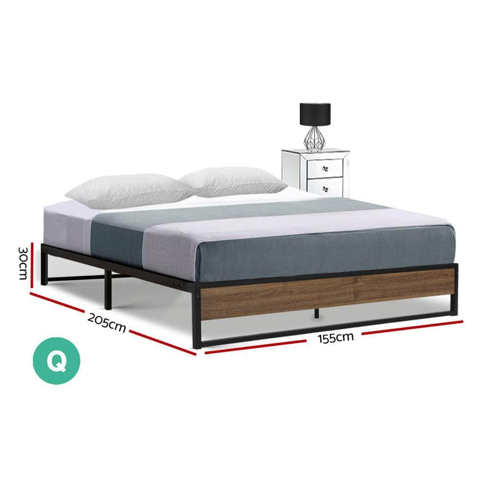 Bed Frame Metal Frame Bed Base OSLO - Queen