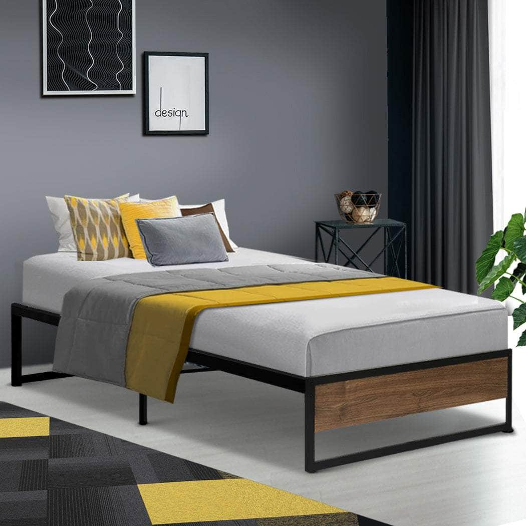 Bed Frame Metal Frame Bed Base OSLO - Single