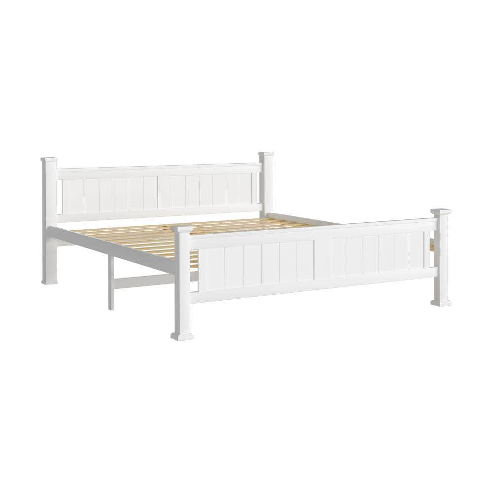 Bed Frame Pine Wooden Timber Base Platform Bedroom