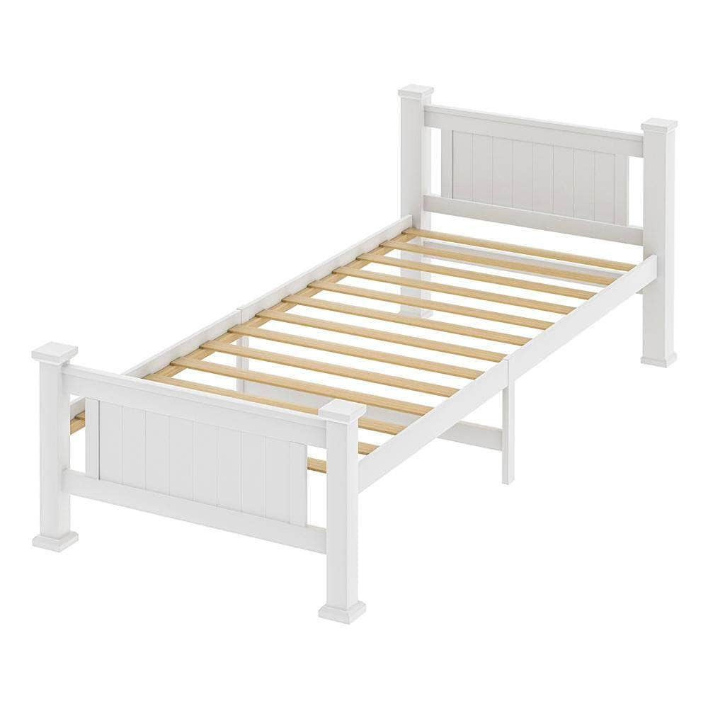 Bed Frame Pine Wooden Timber Base Platform Bedroom