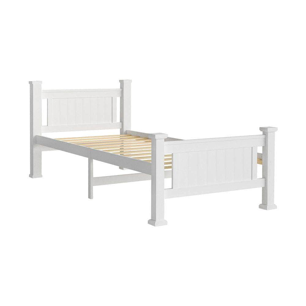 Bed Frame Pine Wooden Timber Base Platform Bedroom