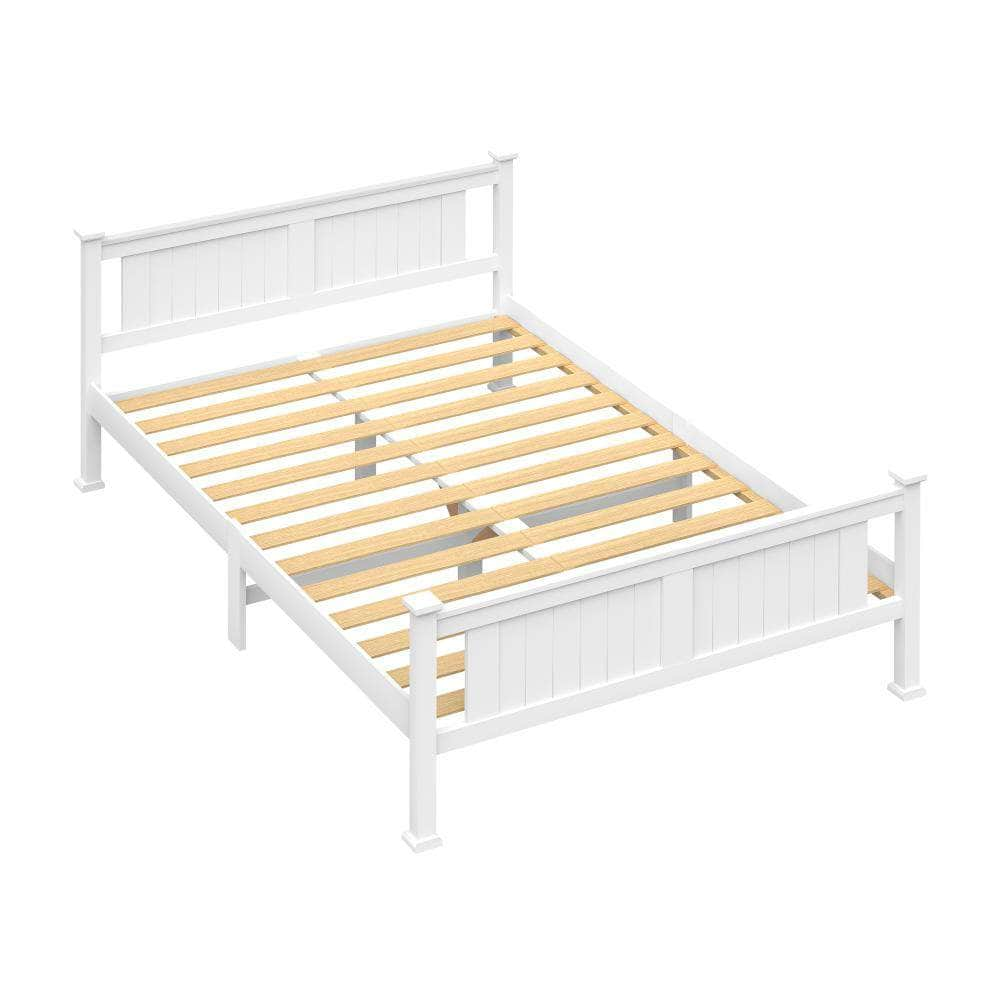 Bed Frame Pine Wooden Timber Base Platform Bedroom