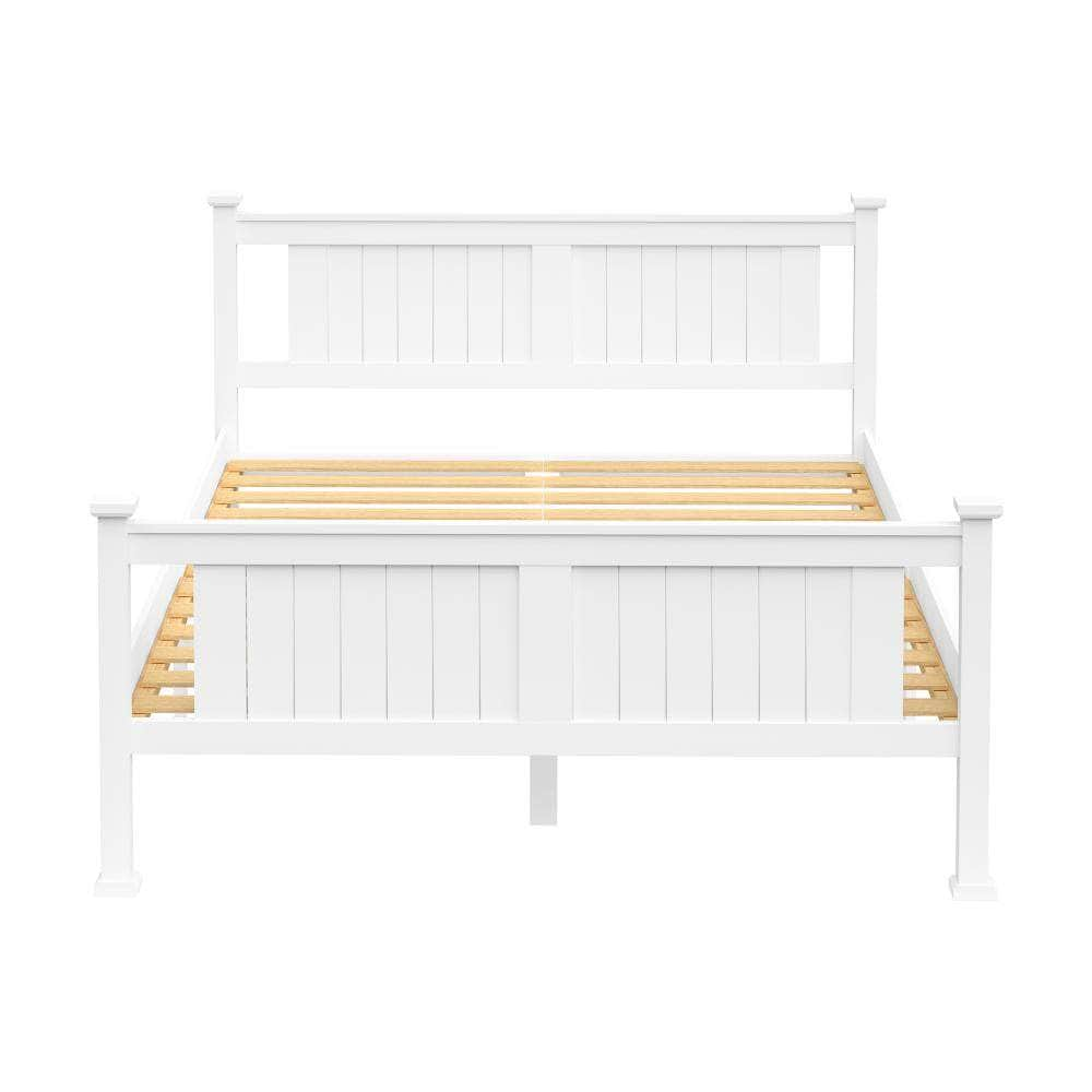 Bed Frame Pine Wooden Timber Base Platform Bedroom