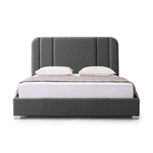 Bed Frame Queen/King Size Air Leather Padded Upholstery