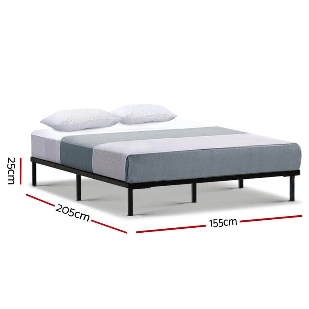 Bed Frame Queen Size Metal Frame TED