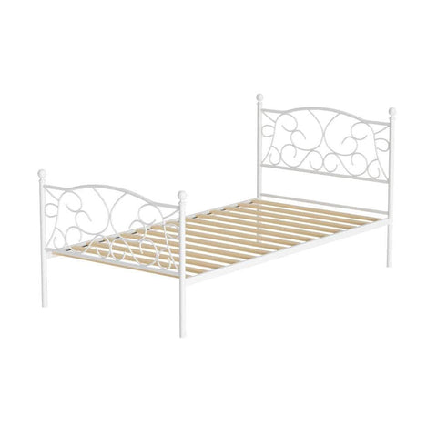 Bed Frame Single Size Metal Frame GROA