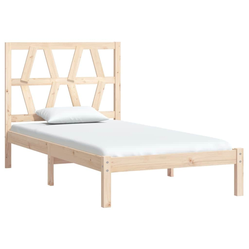 Bed Frame Solid Wood Pine Single Size