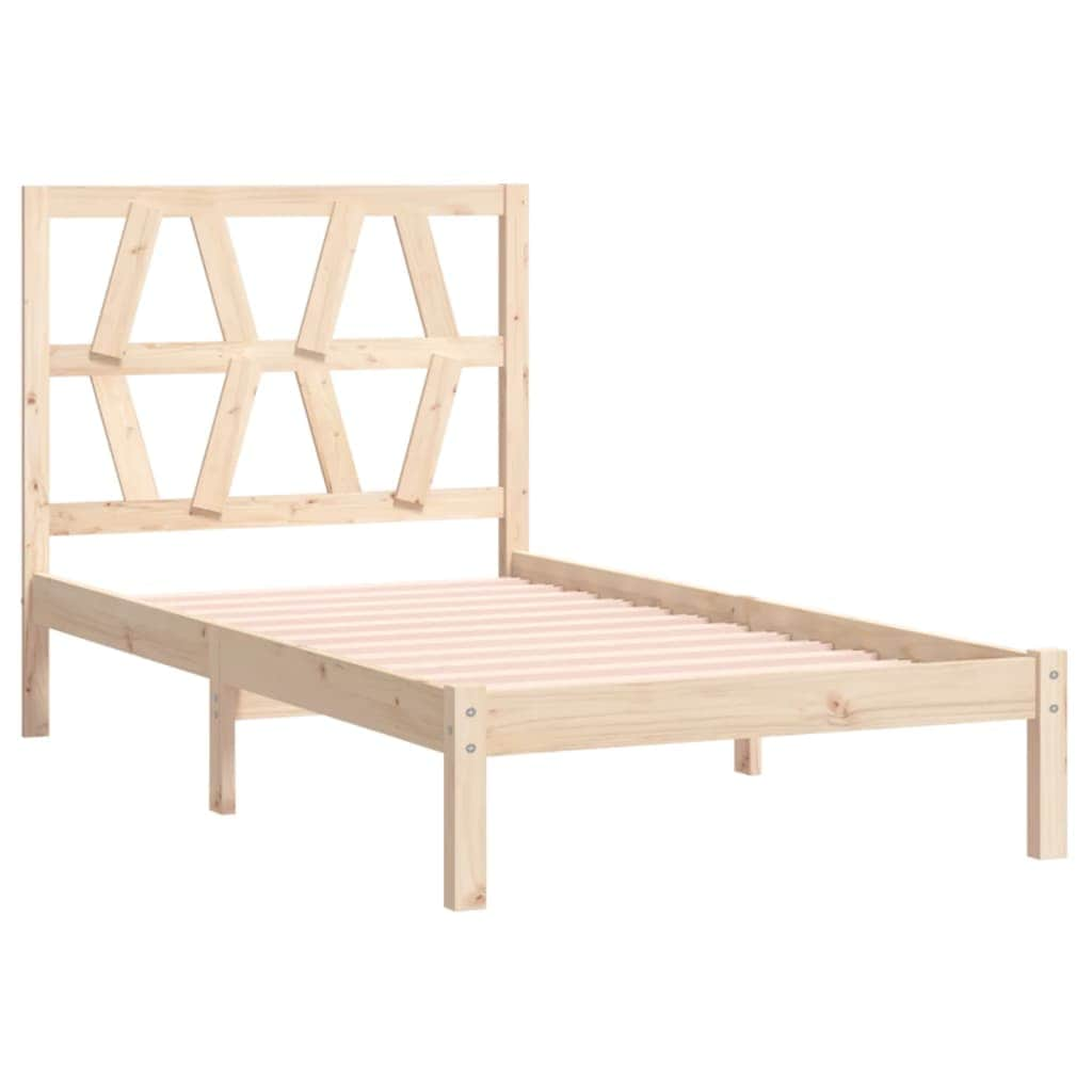 Bed Frame Solid Wood Pine Single Size