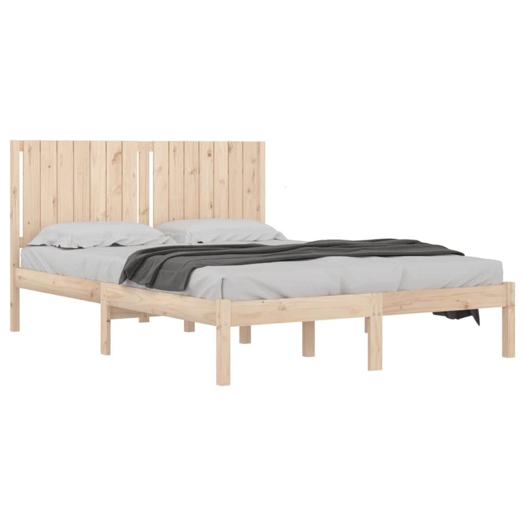 Bed Frame Solid Wood  Queen Size