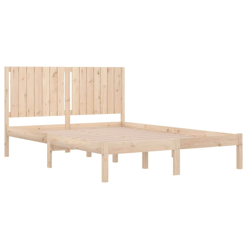 Bed Frame Solid Wood  Queen Size