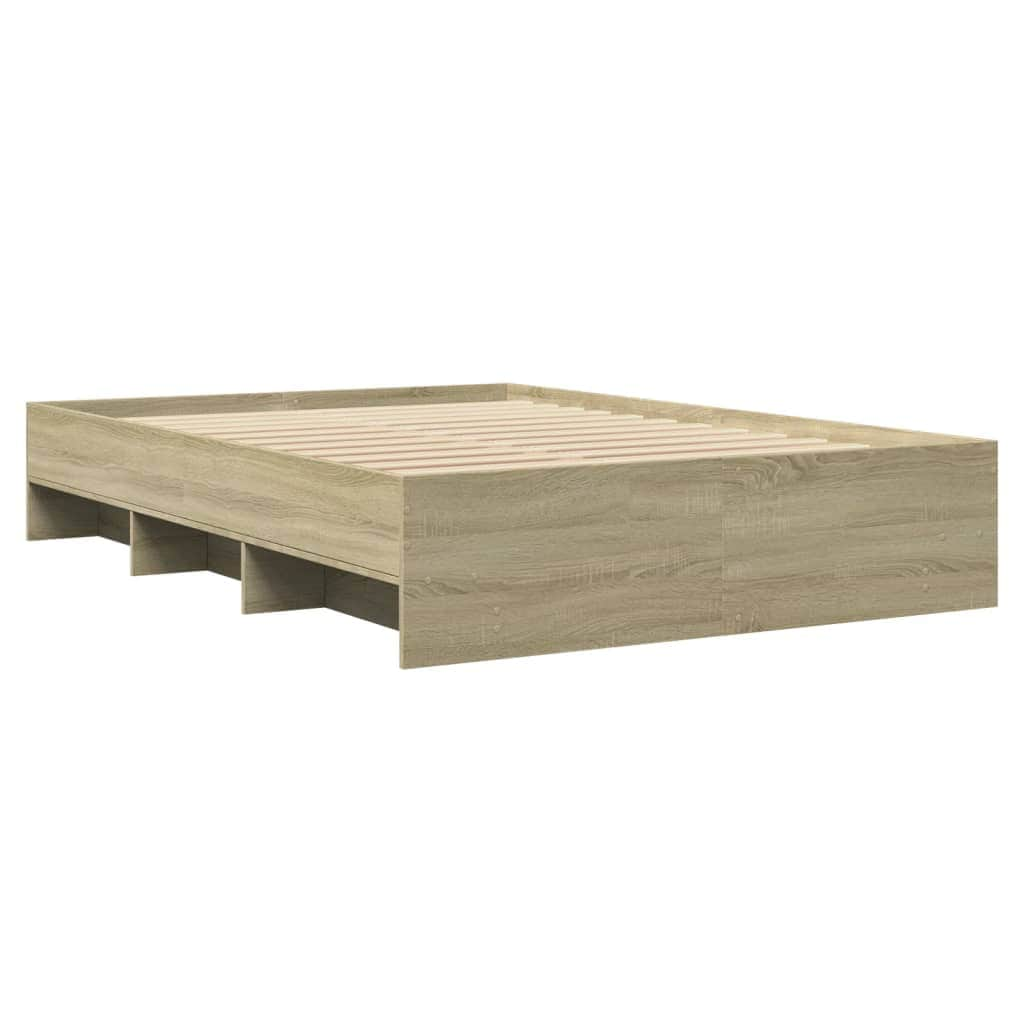 Bed Frame Sonoma Oak - Engineered Wood Double Size