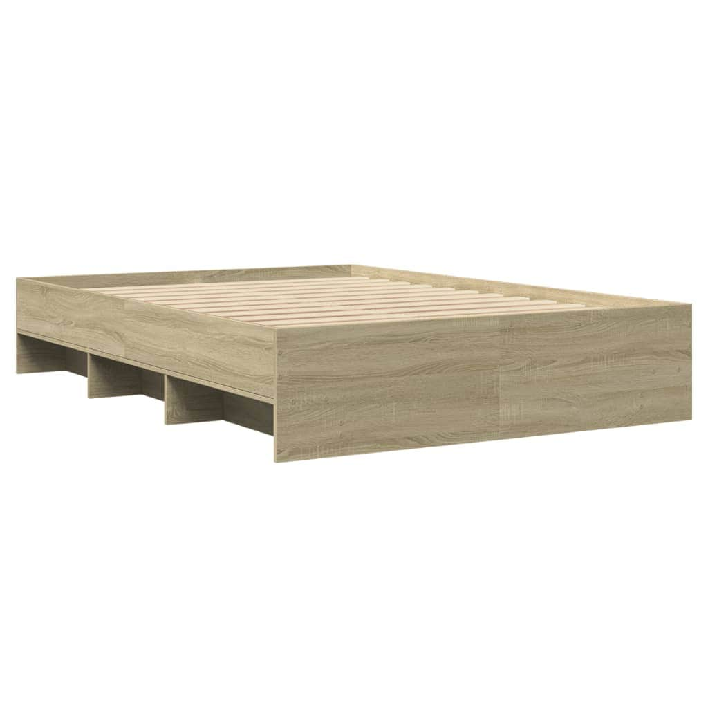 Bed Frame Sonoma Oak - Engineered Wood Double Size