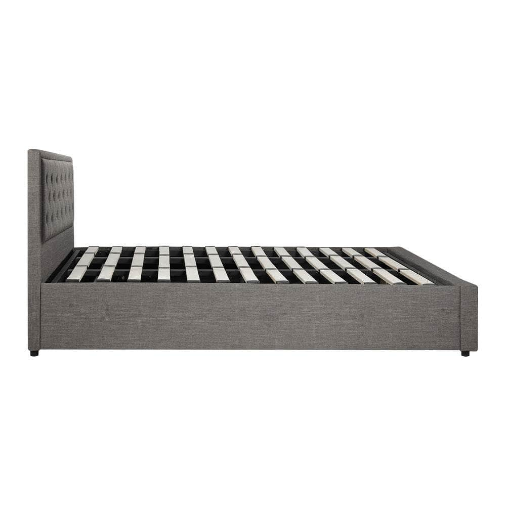 Bed Frame with Storage Space Gas Lift Bed Mattress Base