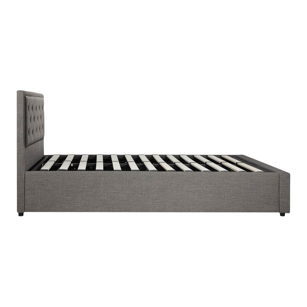 Bed Frame with Storage Space Gas Lift Bed Mattress Base