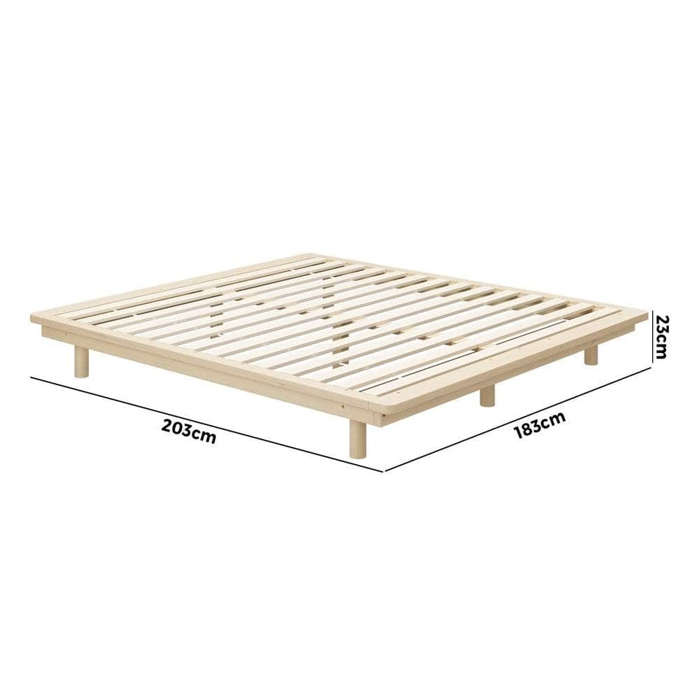 Bed Frame Wooden Bed Base Timber Platform