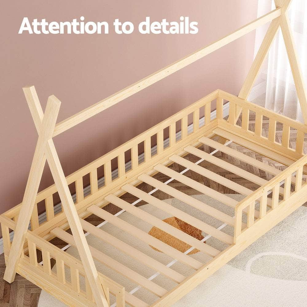 Bed Frame Wooden Kids House Frames Oak