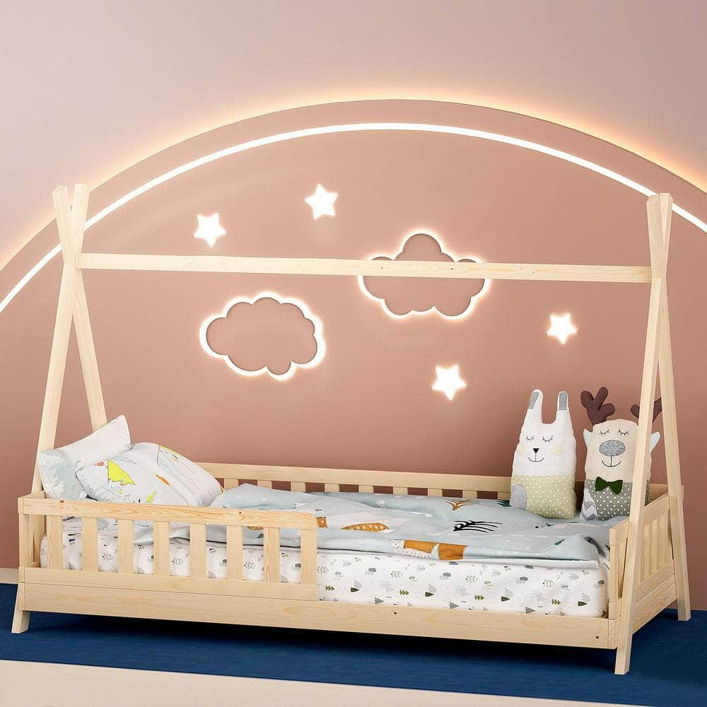 Bed Frame Wooden Kids House Frames Oak