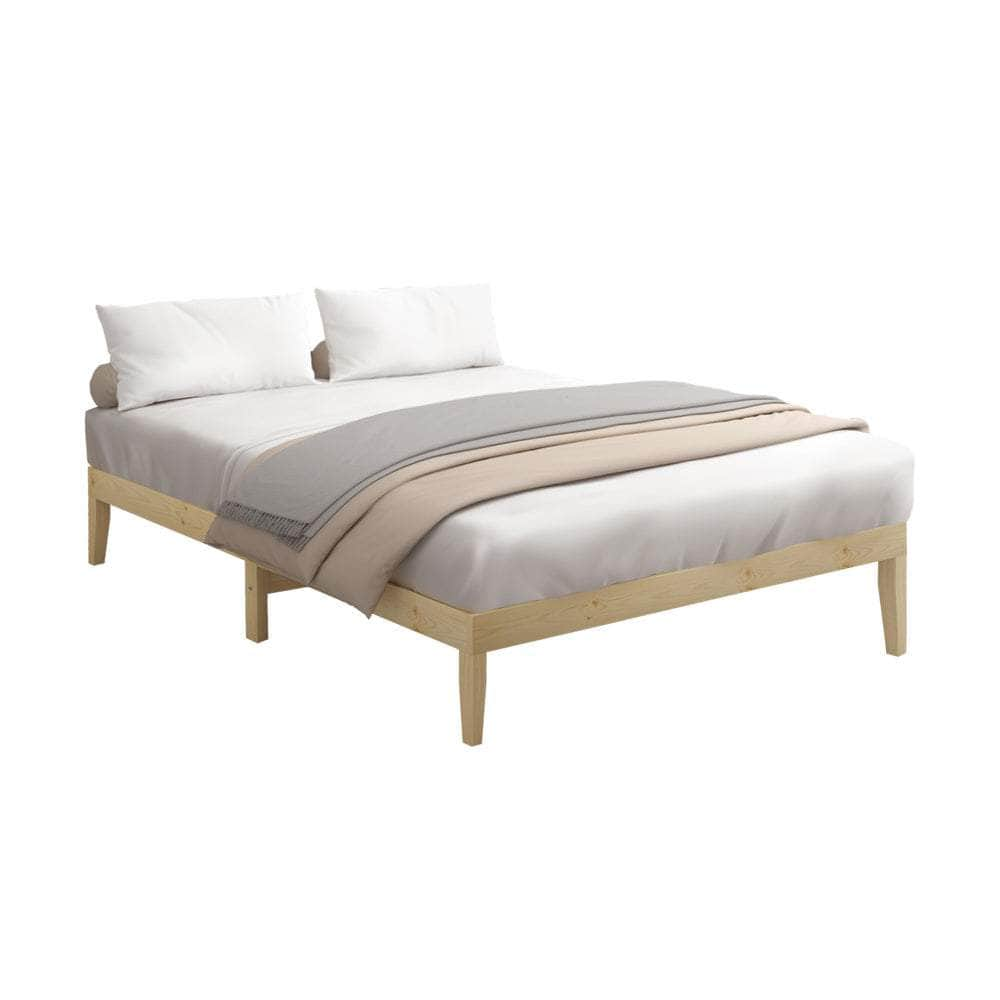 Bed Frame Wooden Timber Platform Furniture