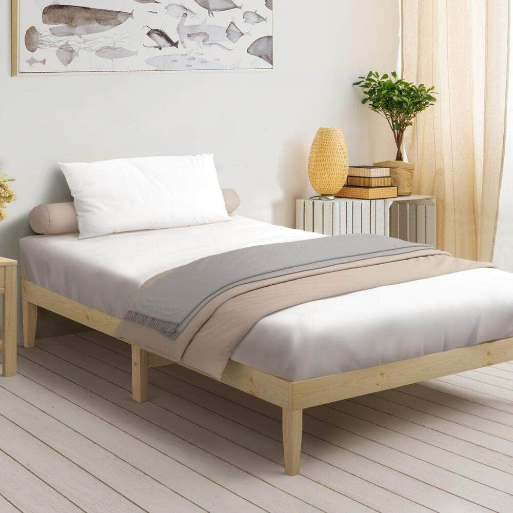 Bed Frame Wooden Timber Platform Furniture