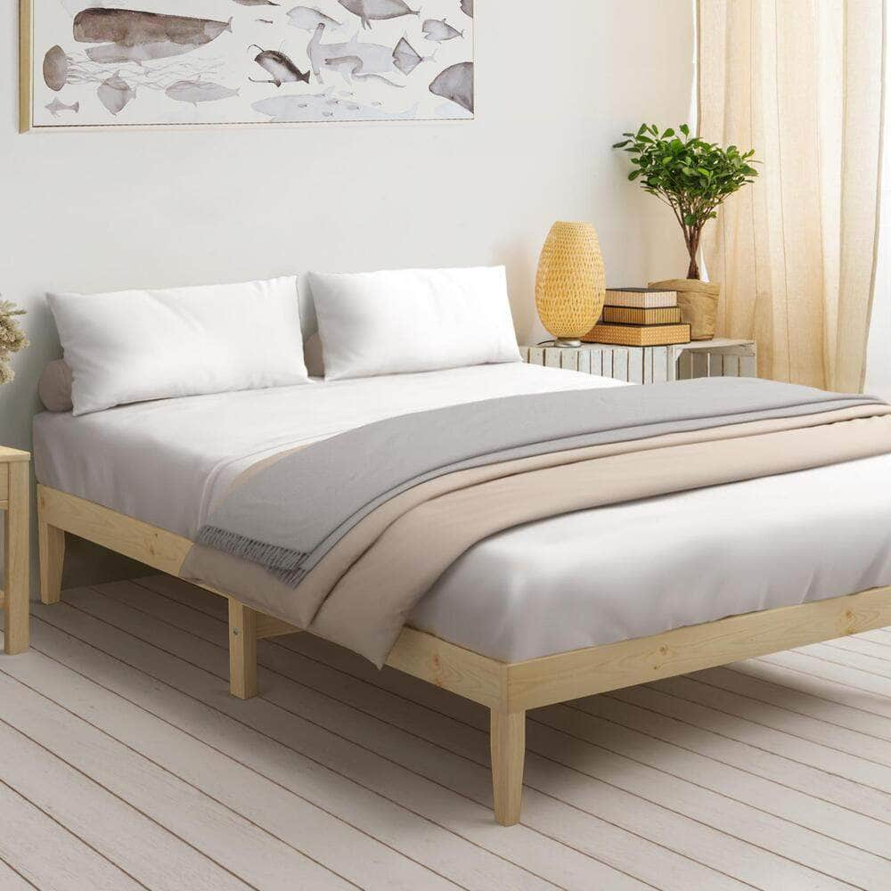 Bed Frame Wooden Timber Platform Furniture