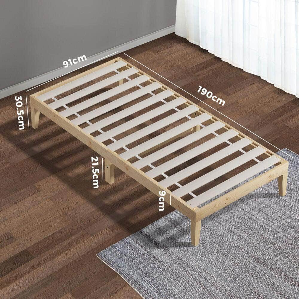 Bed Frame Wooden Timber Platform Furniture