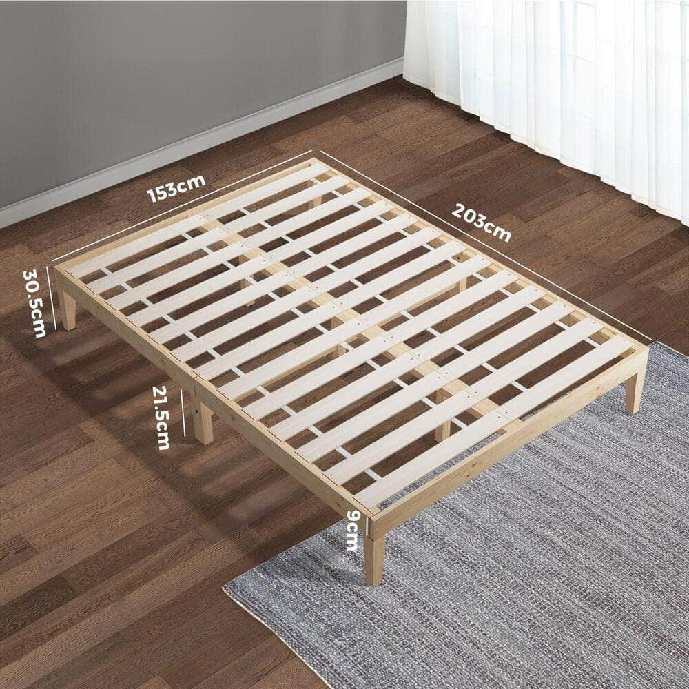 Bed Frame Wooden Timber Platform Furniture